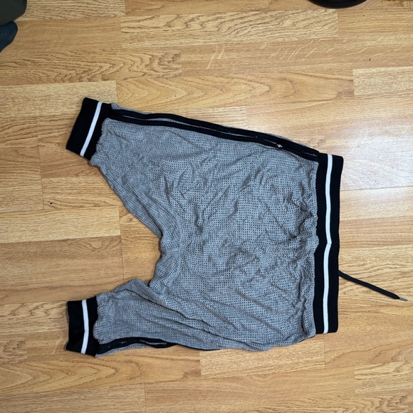 Andrew Christian Gray Sweatpants with Black Accents - Picture 4 of 7